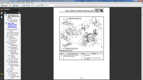 Product picture Yamaha Bruin/Kodiak  2WD/4WD Service and Repair manual